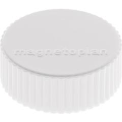 Magnet Super D.34mm weiß MAGNETOPLAN | 10 Stück