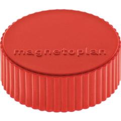 Magnet Super D.34mm rot MAGNETOPLAN | 10 Stück