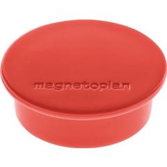 Magnet Premium D.40mm rot MAGNETOPLAN | 10 Stück