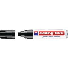 Permanentmarker 800 schwarz Strich-B.4-12mm Keilspitze EDDING | 5 Stück