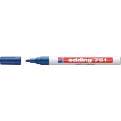 Lackmarker 751 blau Strich-B.1-2mm Rundspitze EDDING | 10 Stück