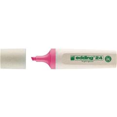 Textmarker 24 EcoLine pink Strich-B.2-5mm Keilspitze EDDING | 10 Stück