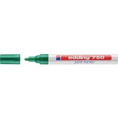 Lackmarker 750 grün Strich-B.2-4mm Rundspitze EDDING | 10 Stück