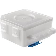 Warnbandspender transp.m.eingebautem Messer L200xB100xH240mm WEMAS