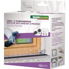 Vogel- u.Taubenabwehr Starter Set Schutz b.1 m,36 Spikes Ku.WINDHAGER | 6 Stück