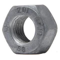 Sechskantmuttern, niedrig DIN 439 (ISO 4035) | 04 Au (Stahl) feuerverzinkt | BM 12 | 100 Stück