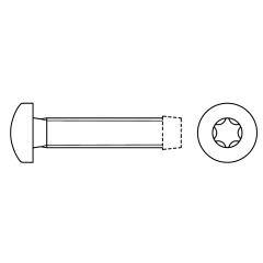 Gewindefurchende Schrauben mit Linsenkopf und ISR | DIN 7500 | CEM 5 x 10-T25 | 1000 Stück