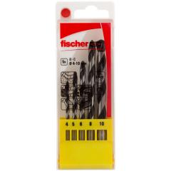 fischer - Betonbohrer D-C Set 4-10 mm P (5-teilig)