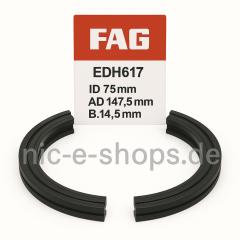 Gehäusedichtung EDH617 - ID 75 mm AD 147,5 mm Breite 14,5 mm FAG