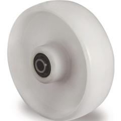 Ersatzrad D.100mm Trgf.150kg PA weiß Achs-D.12mm Nabenl.40mm TECWERK
