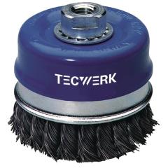 Topfbürste D.100mm Drahtstärke 0,5mm STA 8500min-¹ TECWERK