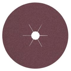 Fiberscheibe D.125mm K.120 f.HO/Metall Korund TECWERK | 25 Stück