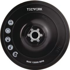 Stützteller D.150mm M14 kletthaftend TECWERK