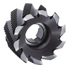 Walzenstirnfräser DIN 1880 Typ NR Ø 80 mm HSS-Co5 TiCN Z.10 TECWERK