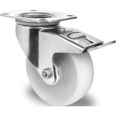 Lenkrolle D.125mm Trgf.250kg m.Festst.PA 105x80mm PROMAT