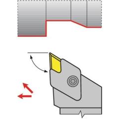 Klemmdrehhalter CKJNR 2525 M16 re. vern. Außendrehen TECWERK