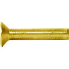 Senkniete | DIN 661 | 4 x 12 mm | Messing | 1000 Stück