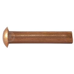 Linsenniete | DIN 662 | 3,5 x 8 mm | Kupfer | 1000 Stück