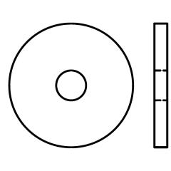 Scheiben DIN 1052 f. Holzverbinder | 23 x 80 x 8 mm | feuerverzinkt | SVHC free | 50 Stück