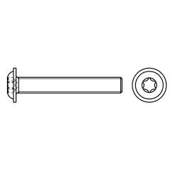 Flachkopfschrauben ISR mit Bund | ~ISO 7380-2 | M 5 x 8 -T25  | 500 Stück