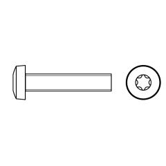 Flachkopfschrauben mit Innensechsrund | ISO 14583 | M 3 x 6 | 1000 Stück