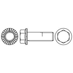 Sechskant-Flanschschrauben | M 12 x 30 | Stahl | 100 Stück