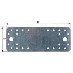 Flachverb. EN 14545:29-2 L.80mm B.40mm S.2mm STA sdmverz. Anz. Löcher 8 GAH | 25 Stück