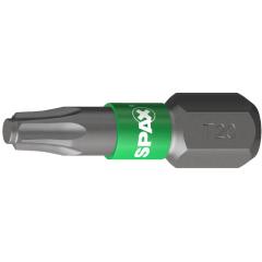 SPAX-Torx Bit mit Zapfen T20, Länge: 25 mm | Großpack 10 x 5 Stück