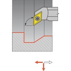 Bohrstange E10K-SDUCL 07 li.VHM m.IK TECWERK