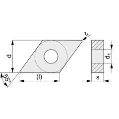 Wendeschneidplatte DNMG150604-MV VA35 Bearb.mittel TECWERK | 10 Stück