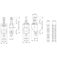 Spannkettensatz Nr. 6540 M12 AMF