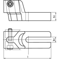 Tiefspannbacke Maxi-Bulle,Nr. 6494 16/18/20mm AMF
