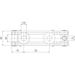 Spanneisen Nr.6311 f.T-Nut 36+42mm L.315mm AMF
