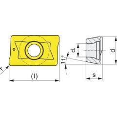 Wendeschneidplatte APKT160408PDR-M UNI PROMAT | 10 Stück