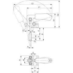 Verschlussspanner Nr.6848V Gr.3 vertikal AMF