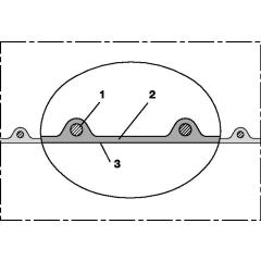 Förderschl.AIRDUC® PUR-INOX 351 FOOD-AS ID 89-90mm AD 99mm L.5m Wandst.4.5mm Rl. | 5 Stück