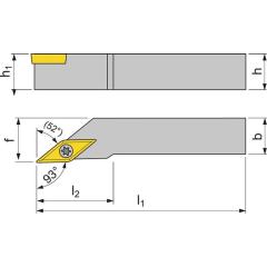 Klemmdrehhalter SVJBR2020K16 re.vern.Außen TECWERK